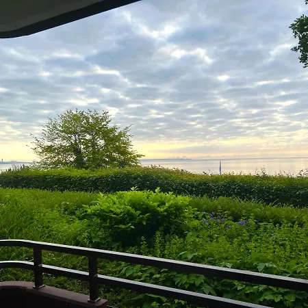 Moderne 3-Zi-Wohnung Mit Meerblick Direkt Am Strand Scharbeutz Exterior photo